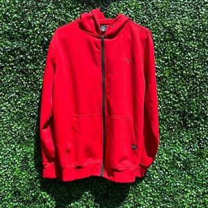 Screenshort Sports ❤️ Men’s Full Zip Hoodie ❤️ Red Size Medium ❤️